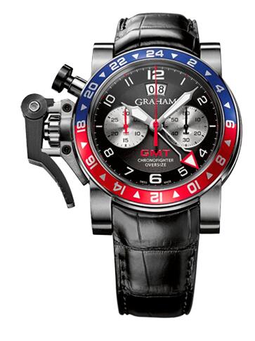 Review Replica Watch Graham Chronofighter Oversize GMT 2OVHS.B39A.C118S